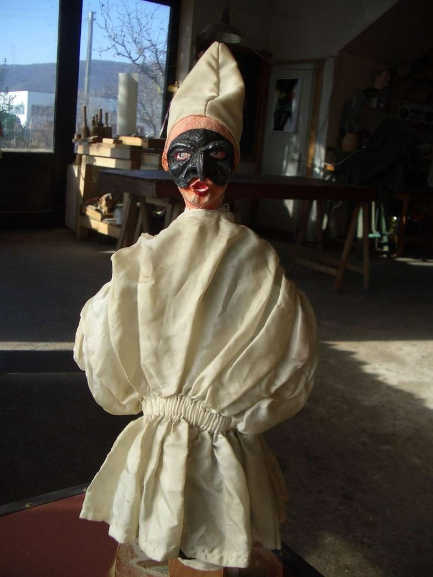 Pulcinella prima del restauro